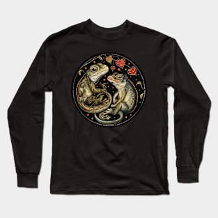 Iguana Lover Design Long Sleeve T-Shirt